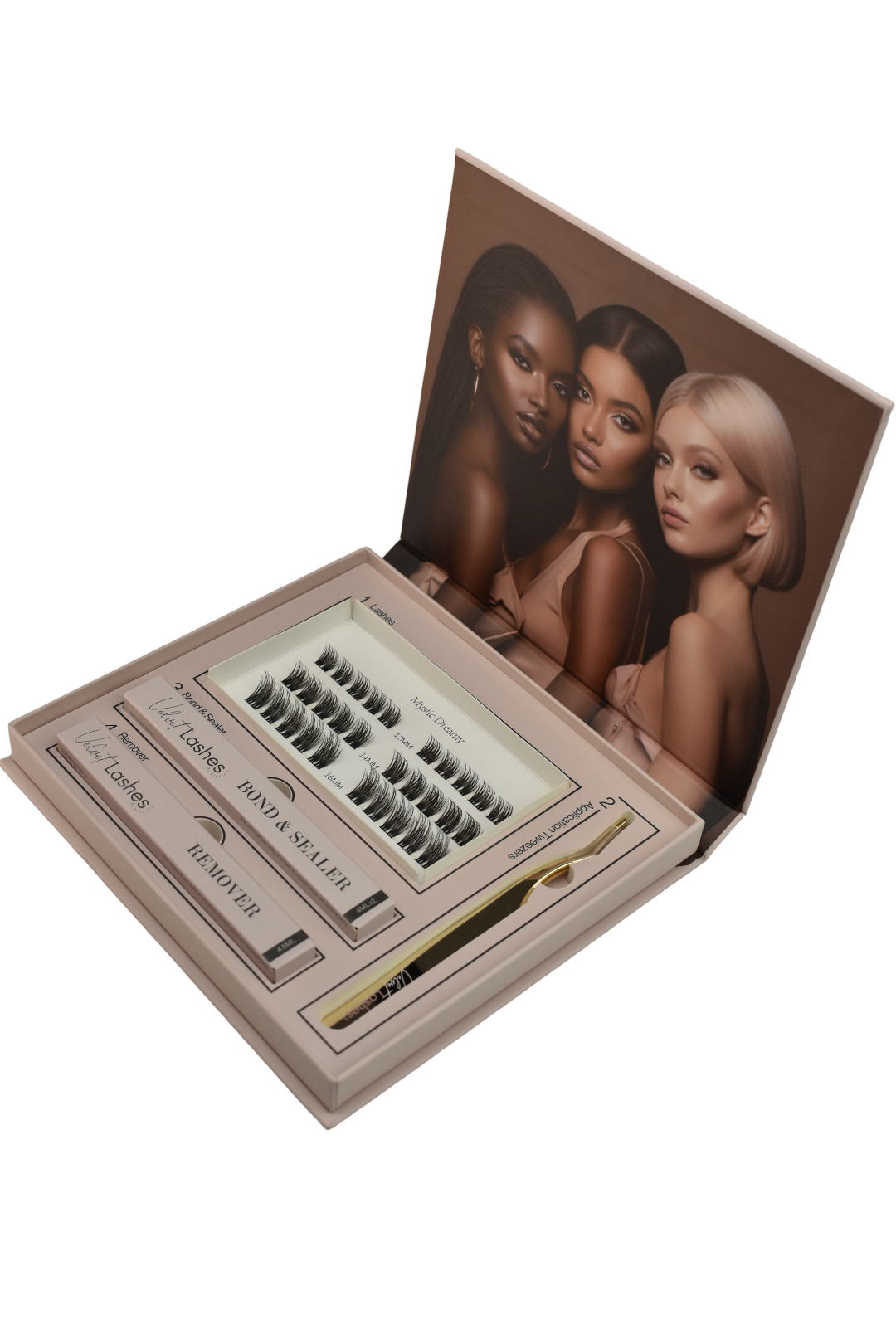 Babe & Bubbly Mystic Dreamy Lashes – mix van 12 en 14 mm – wimperverpakking